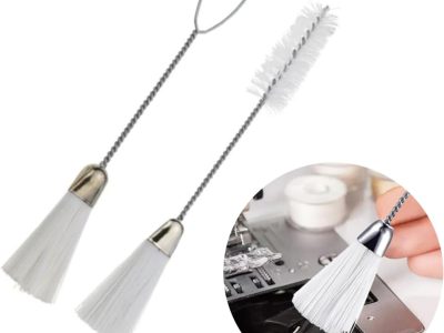 Flexible Wire Loop Lint & Detail Cleaning Brush with Soft Bristles for Household Use