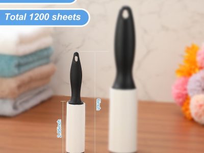 1200-Sheet Extra Sticky Lint Roller Set with Ergonomic Handles