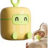 Cute Robot-Shaped Reusable Pet Hair Remover Roller for Clothing & Furniture