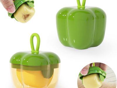 Green Enclosed Reusable Pet Hair Remover Roller for Furniture & Clothing