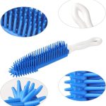 4-in-1 Pet Hair Removal Cleaning Kit with Floor Scraper, Hand Tool, Glove and Accessories