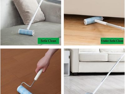 Extra Long Handle Lint Roller for Pet Hair, Furniture, Floors & Hard-to-Reach Areas