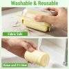 Washable Yellow Reusable Pet Hair Roller for Sofas, Bedding & Clothing