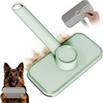 Large Surface Self-Cleaning Pet Hair Remover with Collection Base for Furniture and Bedding