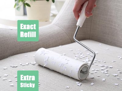 Extra Sticky Refillable Lint Roller for Sofa, Bedding & Pet Hair
